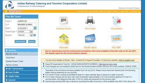 IRCTC booking step-by-step guide