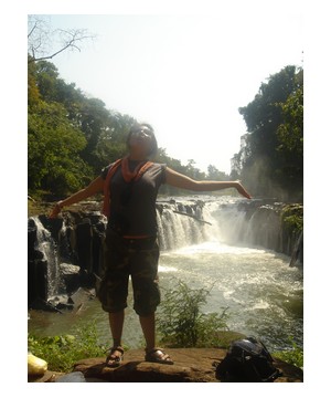 Me in Pakse, Laos