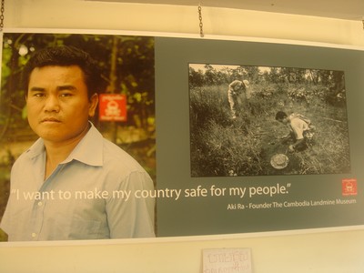 Aki Ra - founder of Landmine Museum in Cambodia