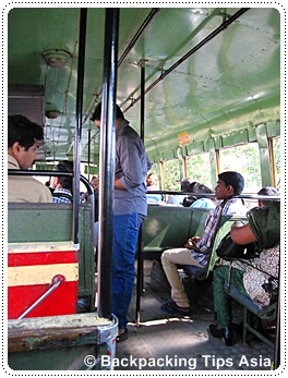 Local bus in Alleppey, Kerala