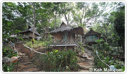 Baan Ing Kao bungalows in Koh Mak