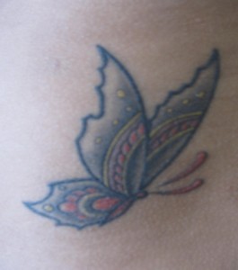 My butterfly tattoo from Chiang Mai dejavu tattoo