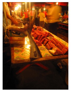 Fish at the Filipino market in KK