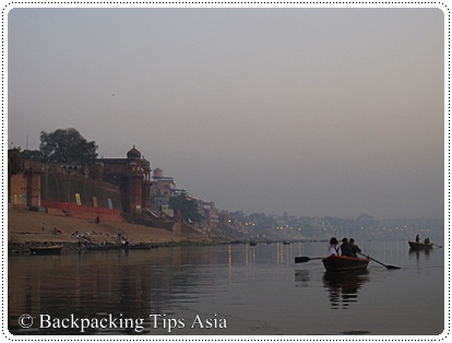 View of Ganga river in Varanasi