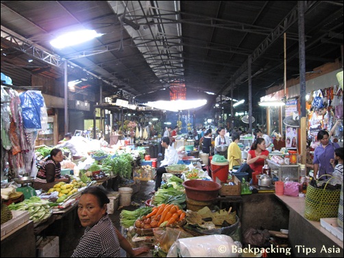 Inside the Russian Market in Phnom Penh