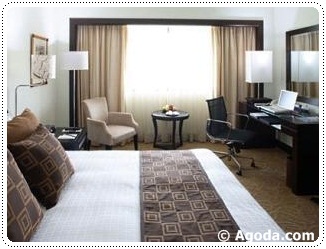 Room at Intercontinental hotel in Manila, photo courtesy of Intercontinental Hotel