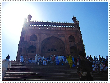 Jama masjid mosque in Delhi, north India