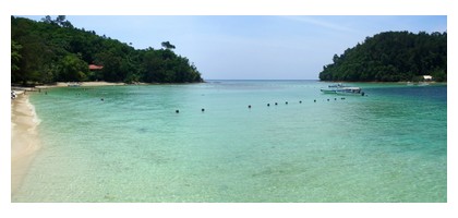 View of Borneo water