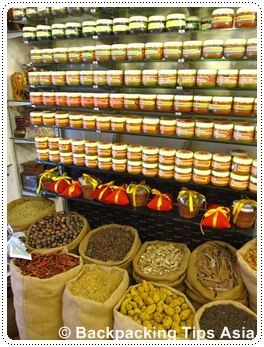 Spice market at Mattancherry in Fort Kochi, India