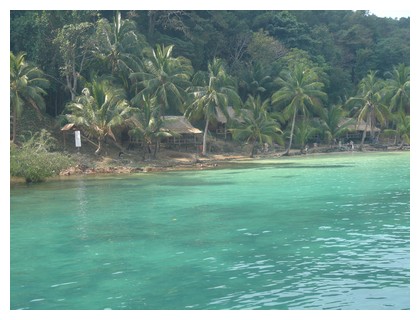 Islands outside Ko Chang island in Thailand