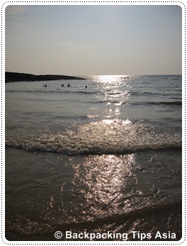 Waves at Kovalam beach