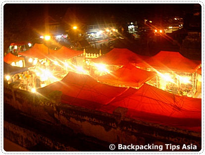 Night market in Luang Prabang, Laos