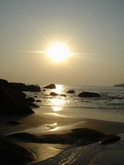 Sunset on Palolem beach