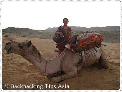 Me and my camel in Pushkar, India