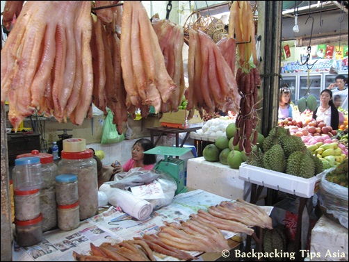 At the Russian Market in Phnom Penh