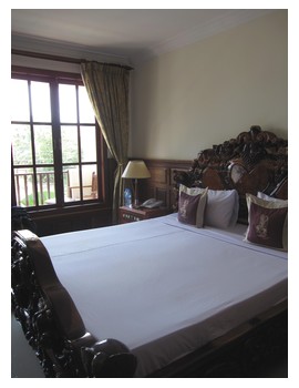 Our double room at Shadow Angkor guesthouse no. 2 in Siem Reap, Cambodia