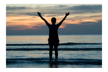 Alone on a beach, photo courtesy of ©iStockphoto.com/Rhombur