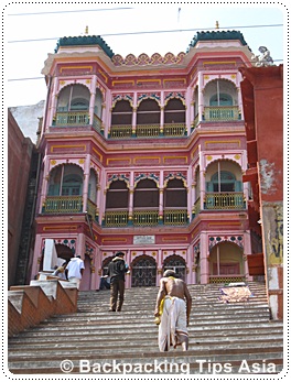 Ghats in Varanasi in north India
