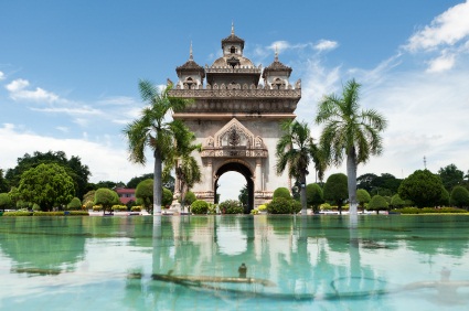 View of Patuxai in Vientiane Laos, ©iStockphoto.com/Josef Muellek 