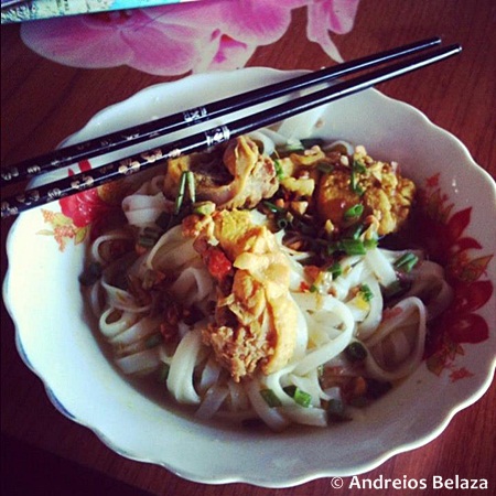 Noodle dish in Vietnam